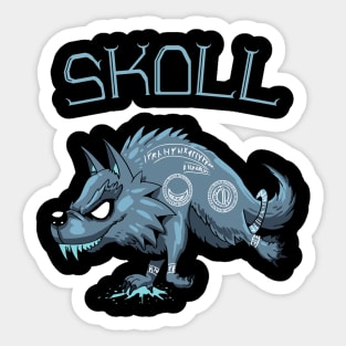 The Devourer of the Sun: Skoll the Wolf Sticker